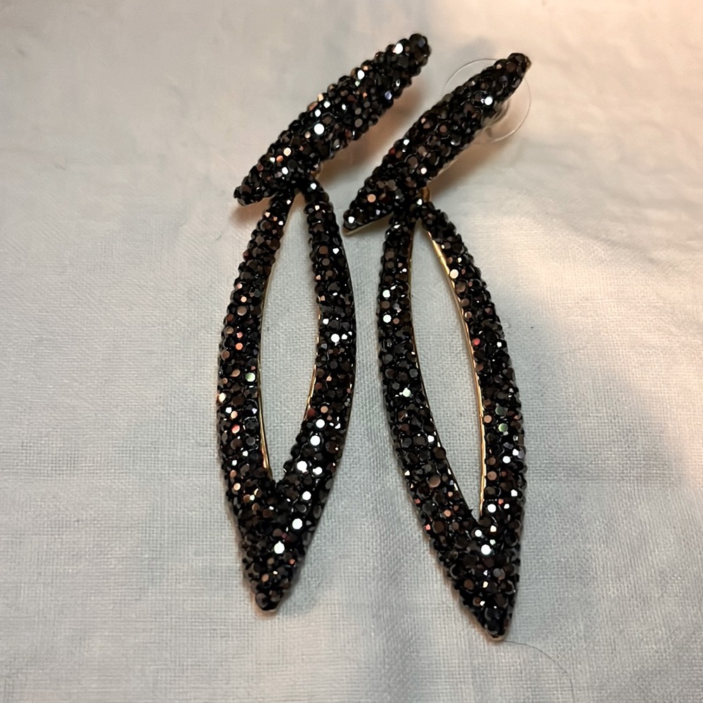 Beautiful sparkling earrings
